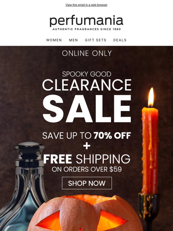 🎃 Spooky Savings – Up to 70% off