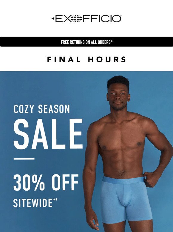 Final Hours: 30% Off ends at midnight