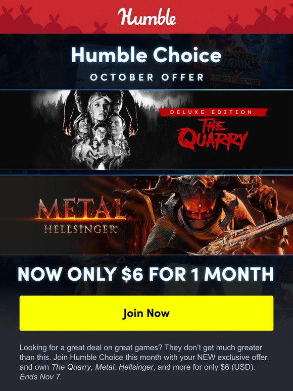 Humble Choice is Here