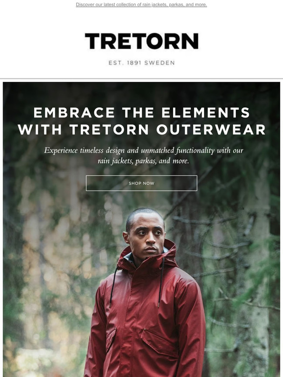 Stay Stylish & Dry This Season with Tretorn Outerwear 🌧️