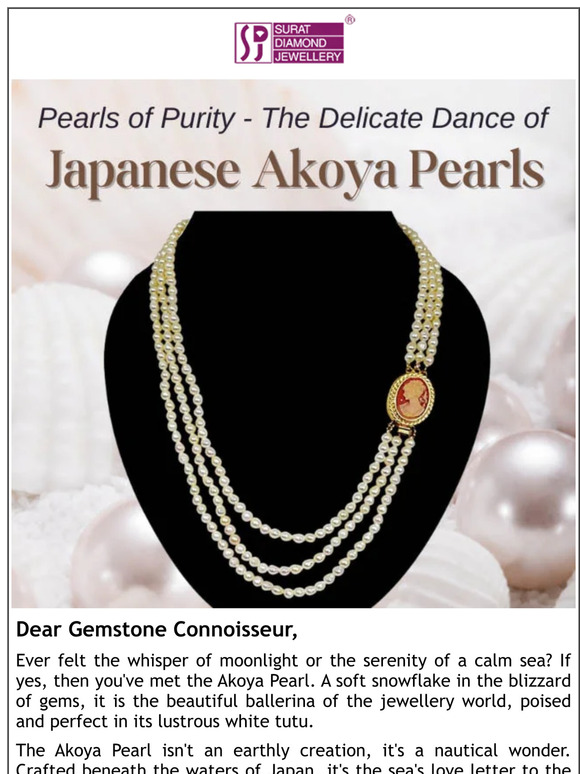 Moonlit Elegance: Unveiling the Akoya Pearl's Dance