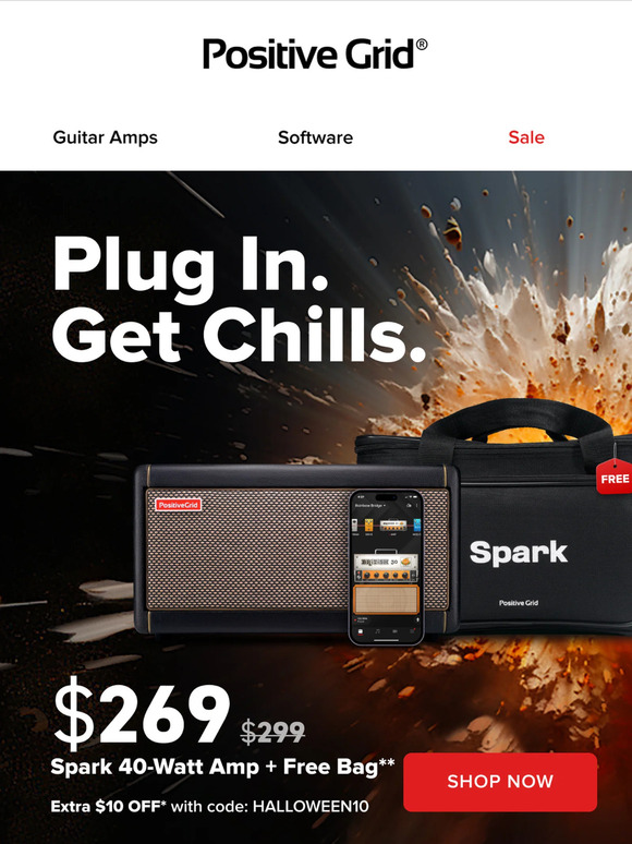$30 Off Spark + Free Bag 🎃