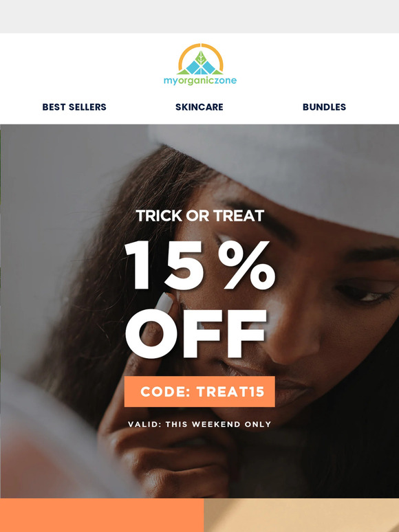 Boo: Here's 15% OFF 👻