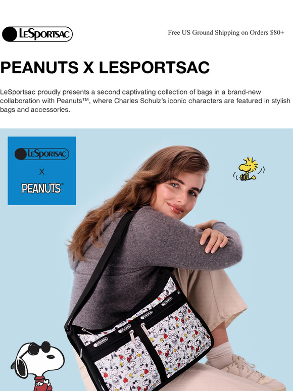 LeSportsac New Winter Peanuts x LeSportsac Collection! 💛 Milled