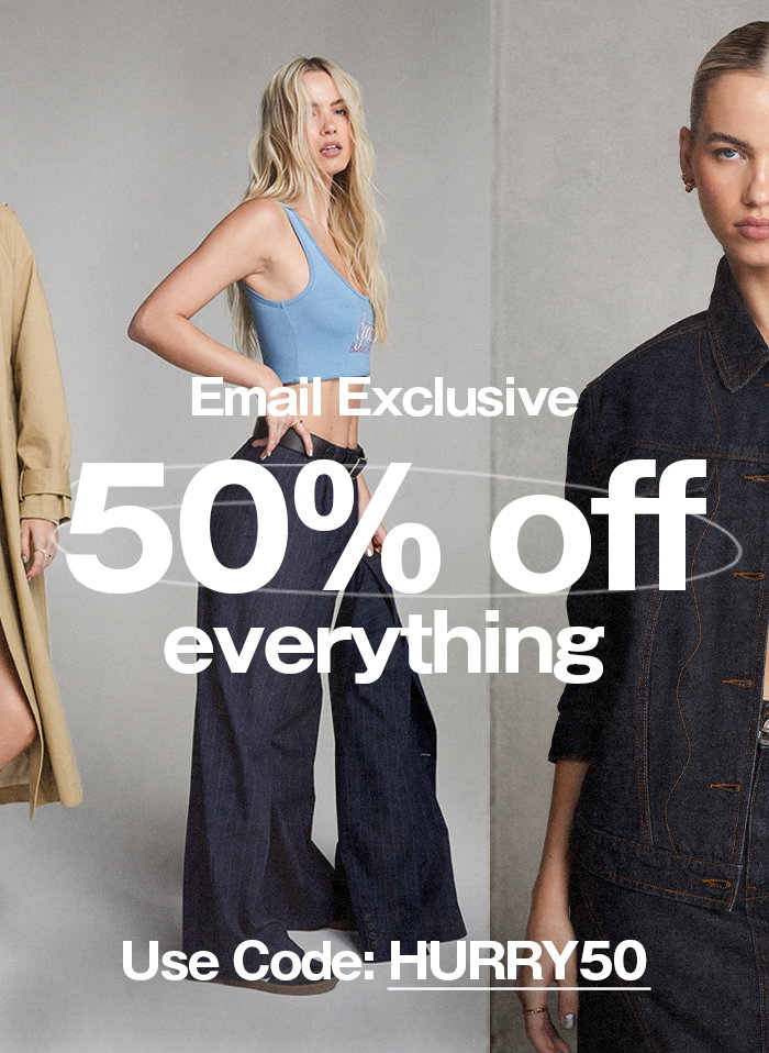 Nasty Gal: Email Exclusive | 50% off everything | Milled