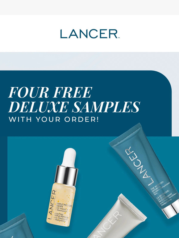 LIMITED TIME ONLY | Four Free Deluxe Samples with Your Order