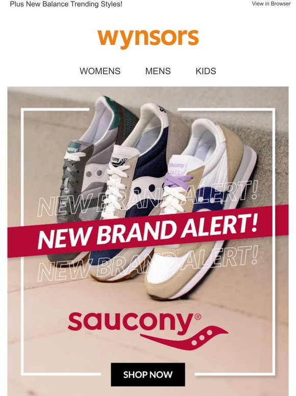 Saucony & Under Armour Must-have styles are in!