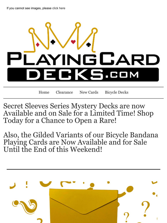 The New Mystery Deck and Bandana Gilded!