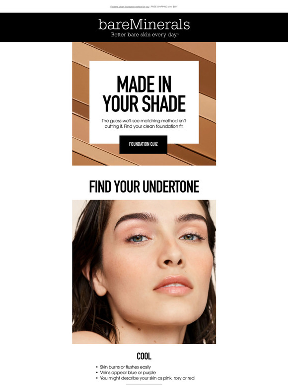 bareMinerals Shade Matching The Breakdown Milled