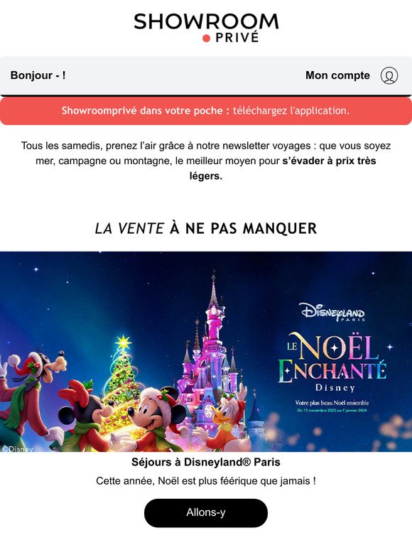 Disneyland® Paris, Vacances en Egypte, Football Européen, Odalys Mer & Campagne...