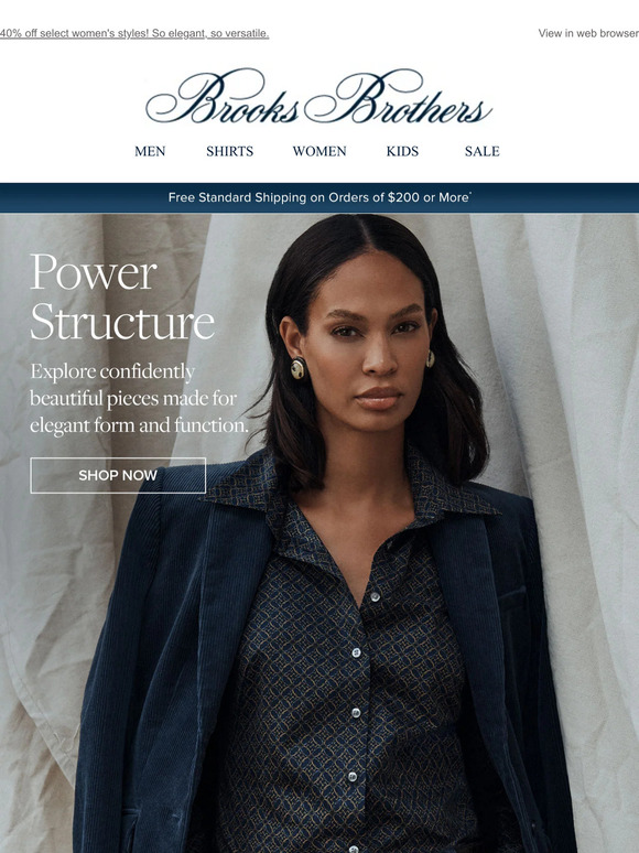 Brooks Brothers Fall's irresistible suit separates Milled