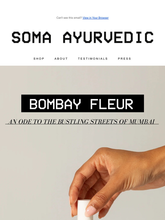 Soma Ayurvedic Bombay Fleur Perfume Spotlight Milled