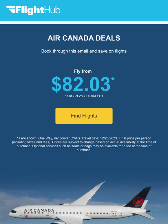 Del to yvr one hot sale way