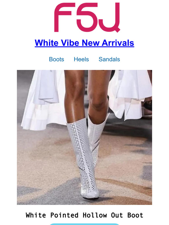 👟Explore Our New Arrivals:  Shine Bright in White!