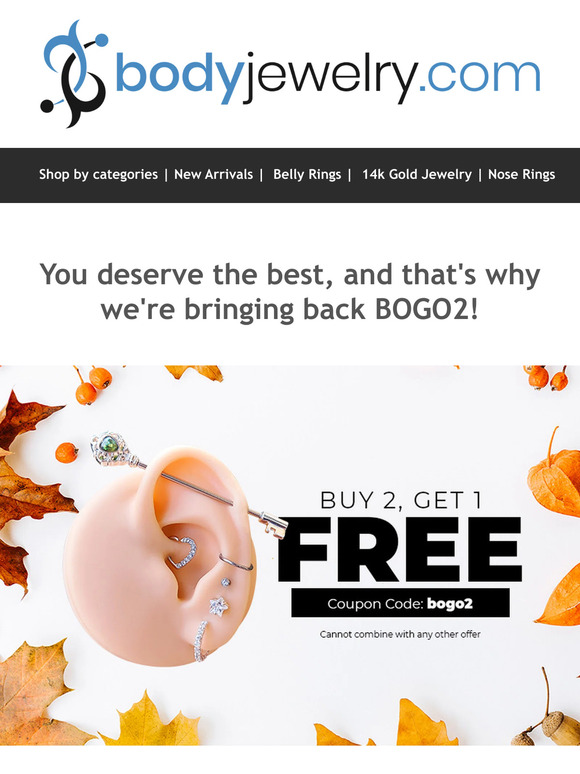 Buy 2, Get 1 Free - Get more for less!