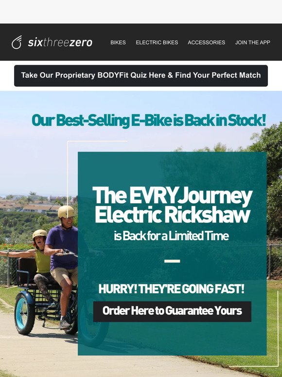 The E-Rickshaw You've Had Your Eye On...