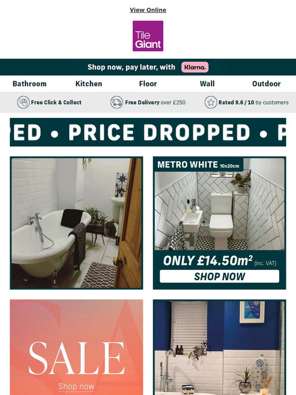 Tile Giant Metro Price Drop 📉 Milled