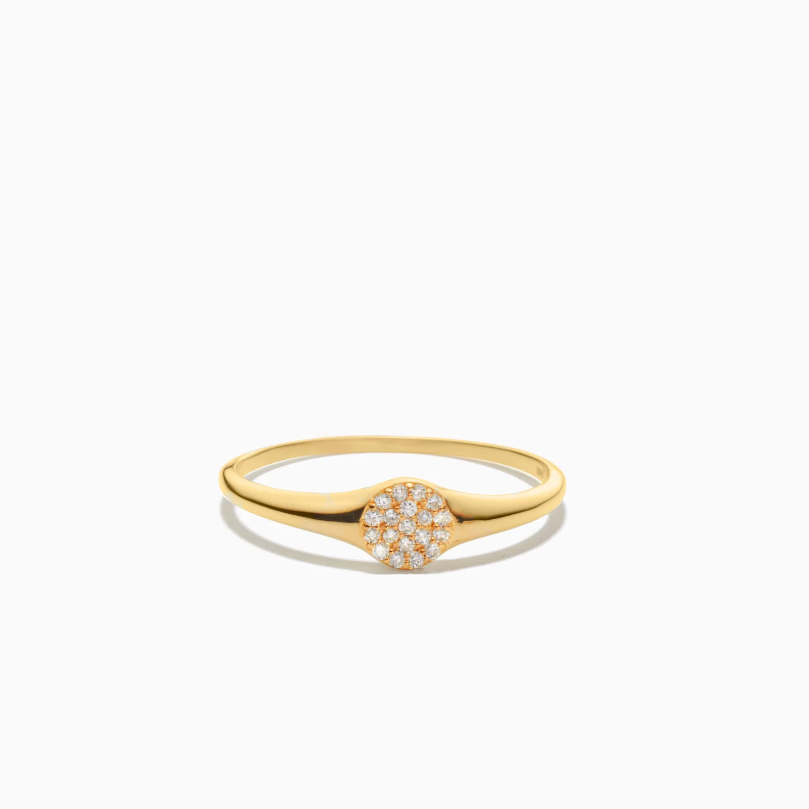 Image of Diamond Signet Ring