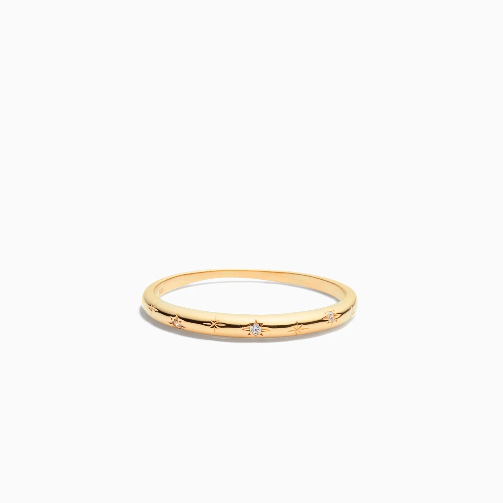 Image of Diamond Slim Dome Ring