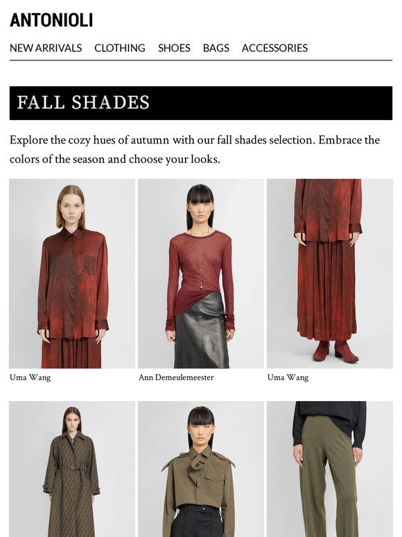 Fall Shades – Shop now