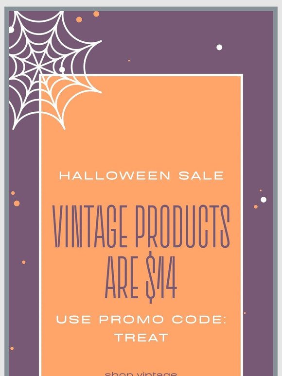 $14 Vintage Treats & Free Shipping for ALL Orders $40+