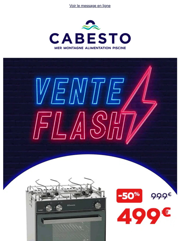 VENTE FLASH : Cuisiniere Dometic Slim Sunlight: -50% de réduction uniquement ce week end !