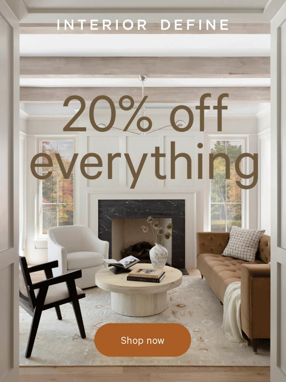 20% OFF SITEWIDE!