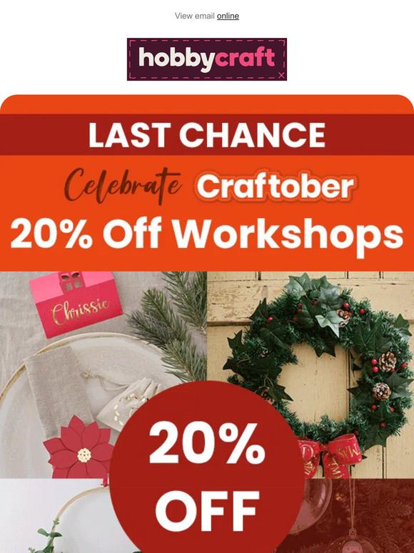 Hobbycraft Last chance for 20 off ALL 🚨 Milled