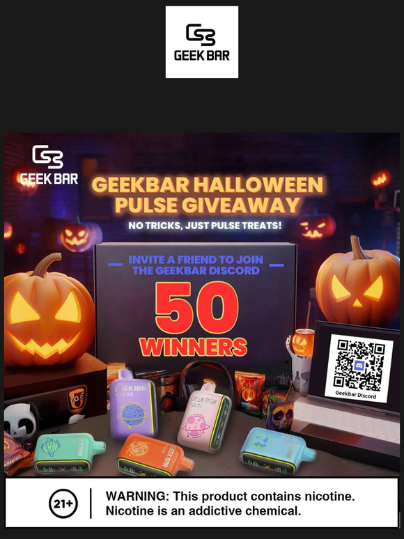 Geekbar Halloween Pulse Giveaway