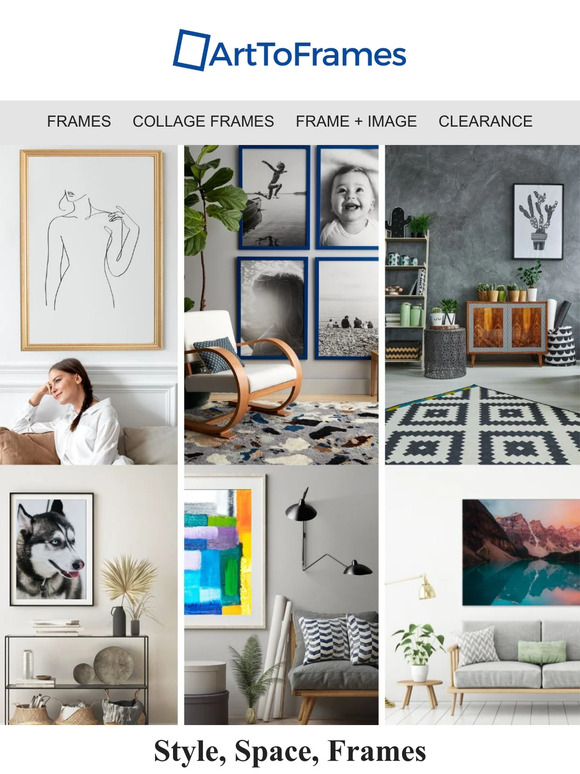 Art to Frames , Custom and Personalized framing Style, Space, Frames