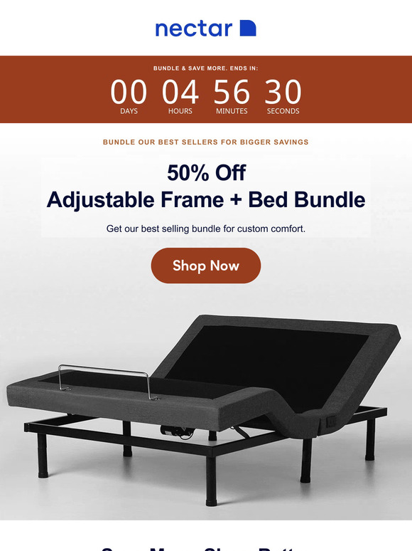 Ends Soon: 50% Off Adjustable Bundle 💤