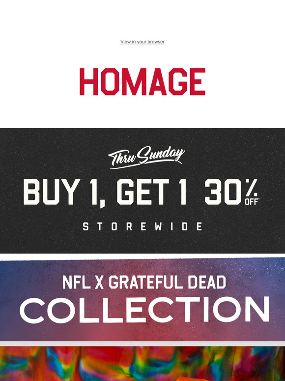 Ready for some football? BOGO 30% OFF!