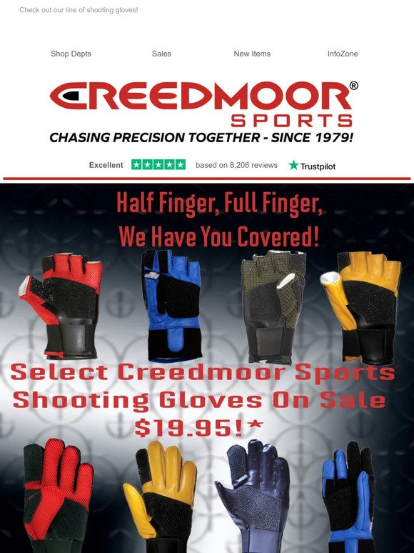 Shooting Gloves – On Sale Now!