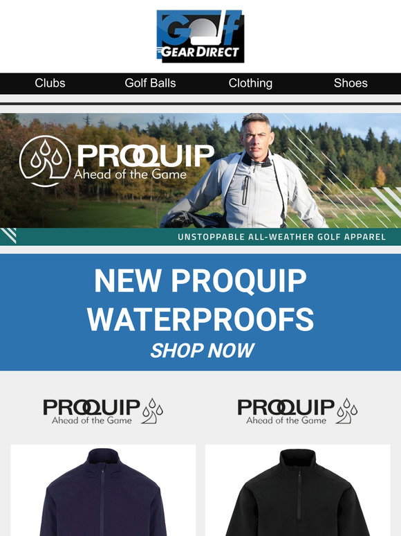 Golf Gear Direct: NEW ProQuip Clothing | Shop Now At Golf Gear Direct 😍 ...