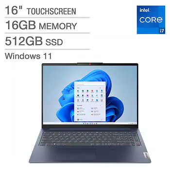 Lenovo IdeaPad Slim 5i 16-inch Touchscreen Laptop with 13th Gen Intel Core i7 Processor
