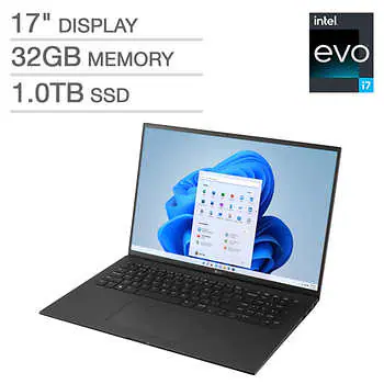 LG gram 17-inch Intel Evo Platform Laptop with 13th Gen Intel Core i7 Processor