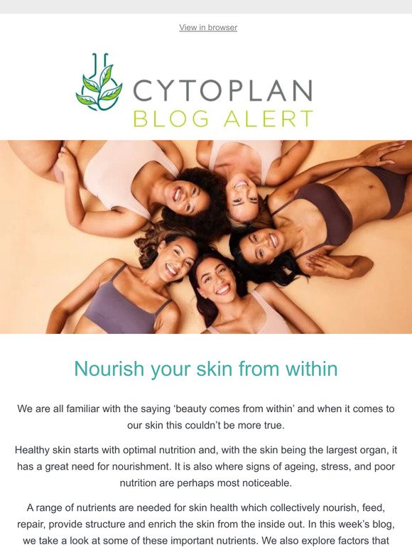 Nourish your skin from within