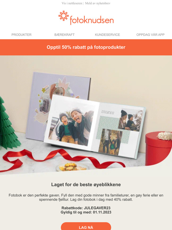 Siste dager: opptil 50% på julekort og julegaver