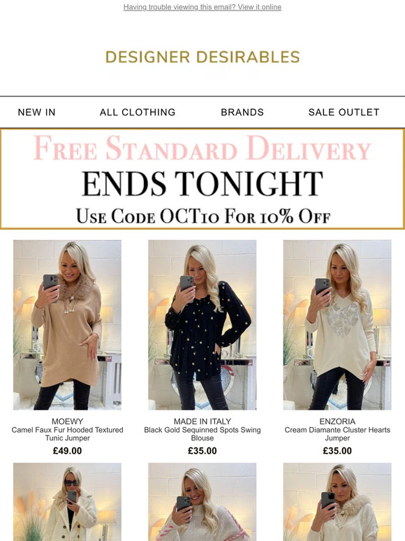 🚚 Free Standard Delivery Ends TODAY + 10% OFF 🚚