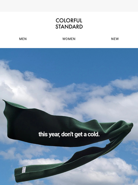 This year, don't get a cold.