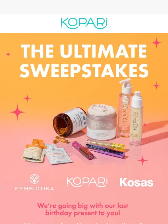 The Ultimate Sweepstakes is ON