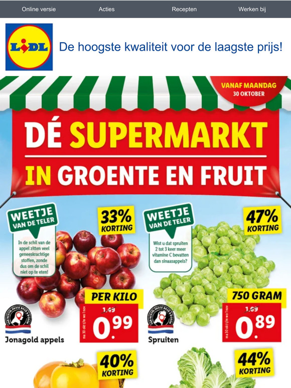 LiDL Hollandse Jonagold Appels Per Kilo Nu 0 99 Milled