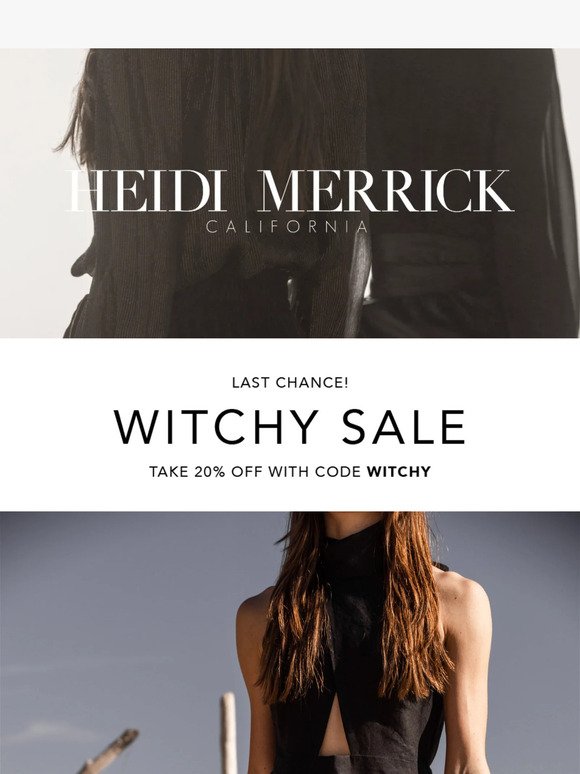 Last Chance - WITCHY sale!