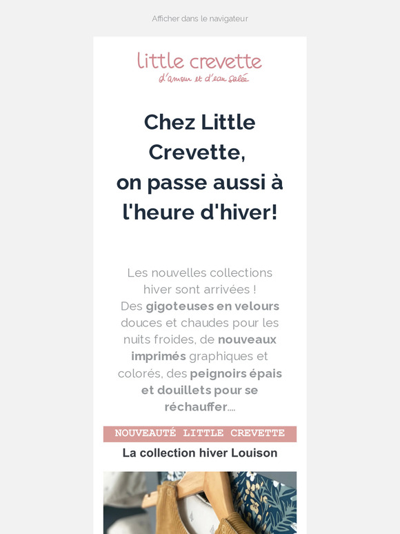 Nouveauté : Découvrez notre collection Hiver !