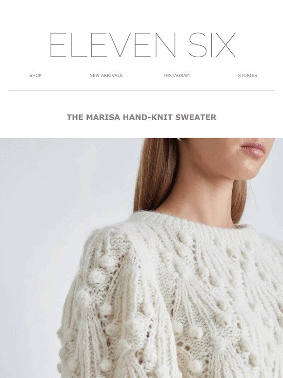 THE MARISA HAND-KNIT SWEATER