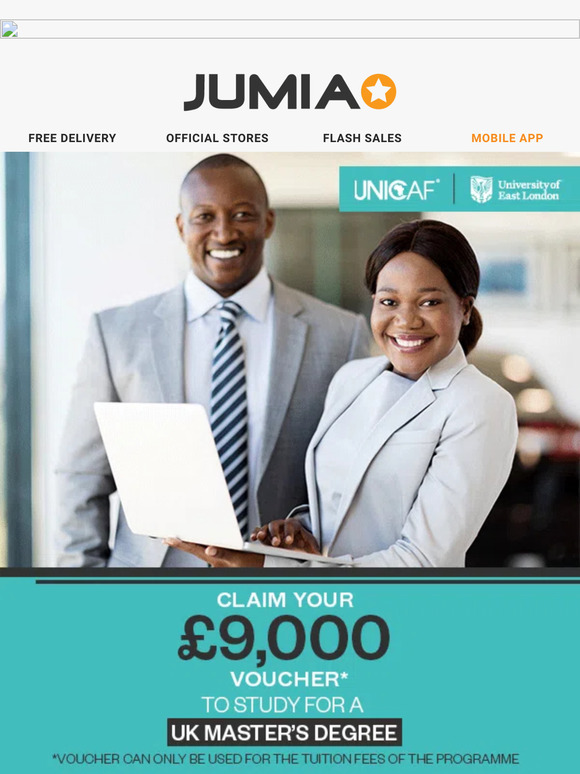 Earn a British Master's from the University of East London with a £9,000 Unicaf Voucher.