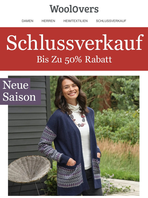 15% Rabatt auf die Neue Saison endet heute ⌛