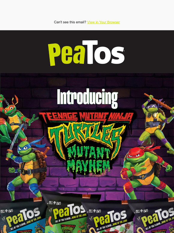 PeaTos: Cowabunga Crunch: Unleash Your Inner Ninja with TMNT PeaTos
