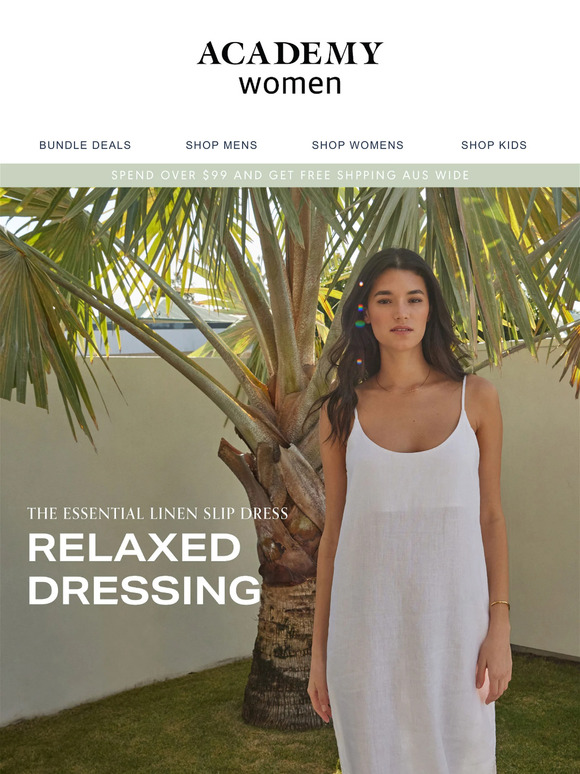 Meet the Essential Linen Slip Dress