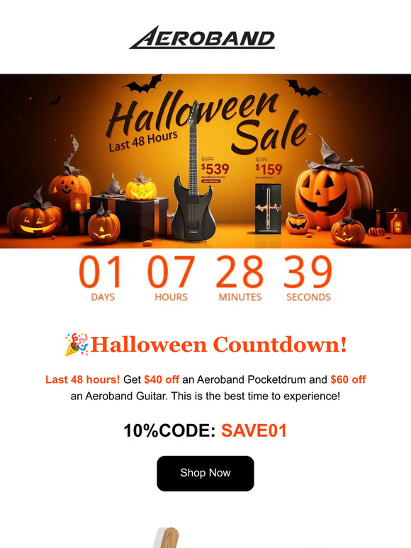 🎃Countdown!  Last 48 hours and get your 10% off code!